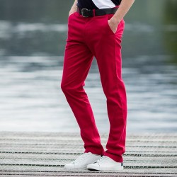 Plain Trousers Stretch Chino Front Row 220 GSM